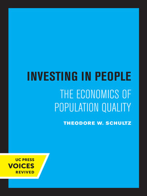 cover image of Investing in People